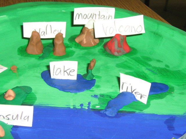 A Series of 3rd Grade Events: Muy Bueno Landform Models