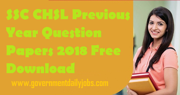 SSC CHSL Model Question Papers
