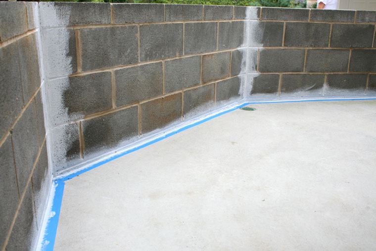 Little Things Bring Smiles .How To Paint Cinder Block.