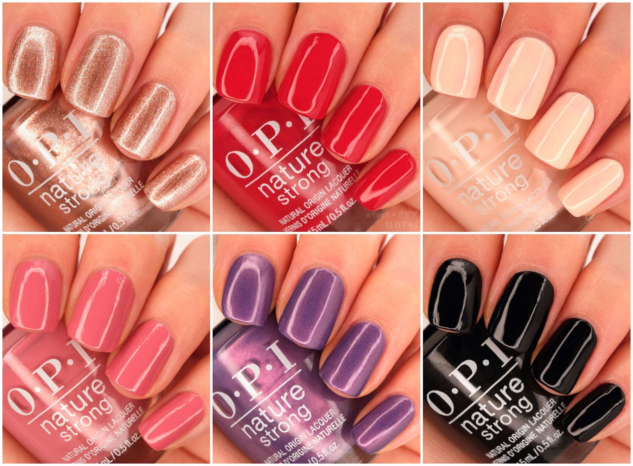 OPI  *NEW* Nature Strong Natural Origin Nail Lacquer Collection