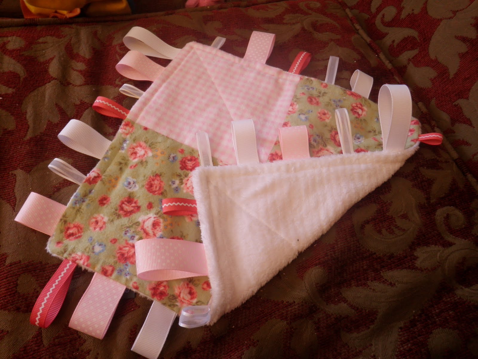 Weaver Family Quilted Taggie Blanket