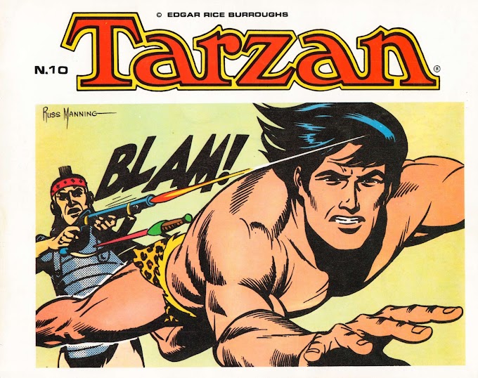 Tarzan - Tiras Diarias de Russ Manning 10   -LEITURA ONLINE DE QUADRINHOS 
