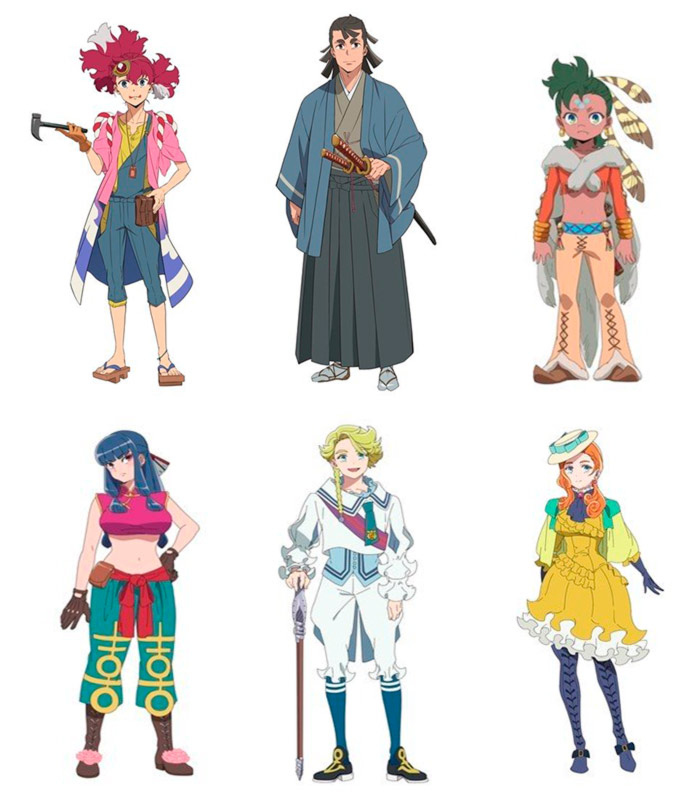 Appare-Ranman anime - personajes