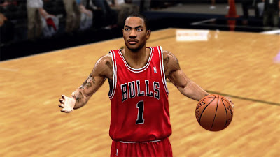 NBA 2K13 Derrick Rose Cyberface In-Game Preview