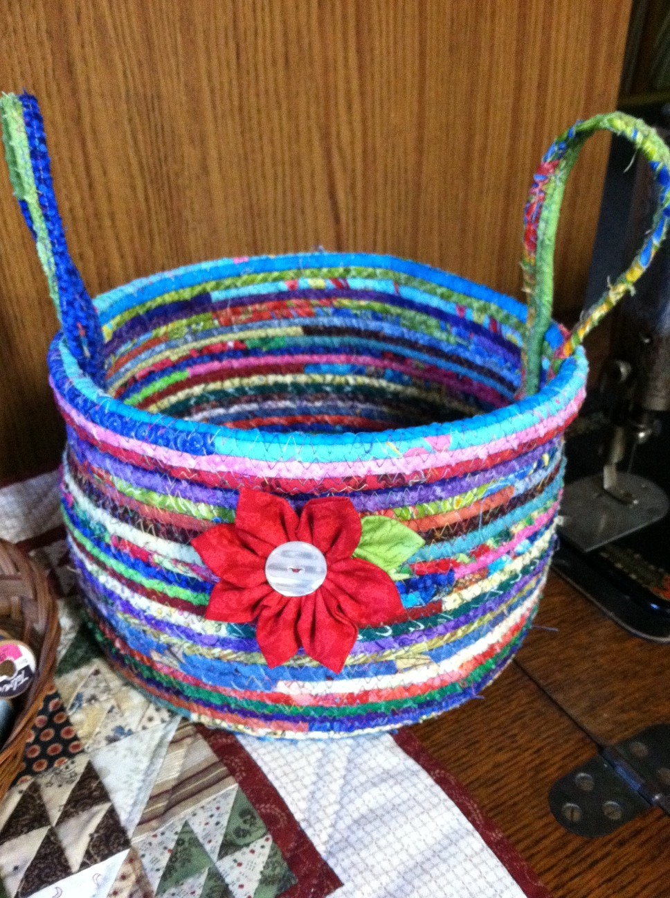 Quilty Indulgence Scrappy Clothesline Baskets