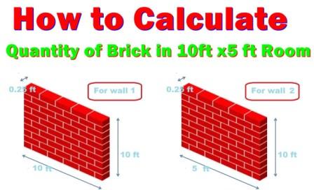 How to calculate the number of bricks in 1 CFT wall.