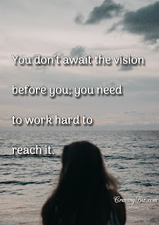 CravingBiz CravingBiz Motivational Quote on Vision