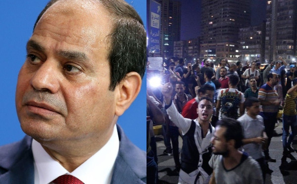 Egyptians demand President el-Sisi's resignation in protest (video)