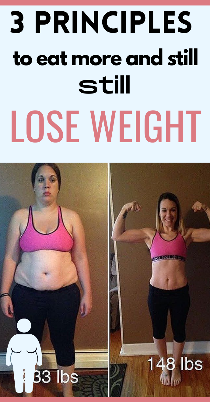 3 Principles to Eat More and Still Lose Weight Hello Healthy W