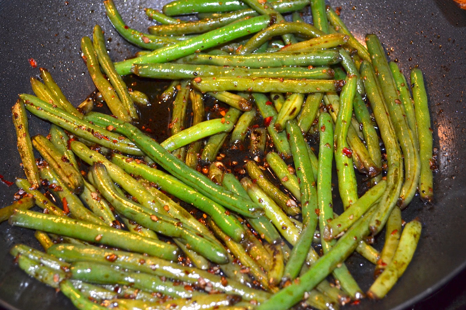 It's Always Sunny in My Kitchen: Wok Asian-Style Green Beans