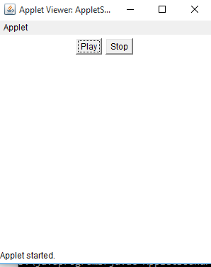 3) The Sound Applet program