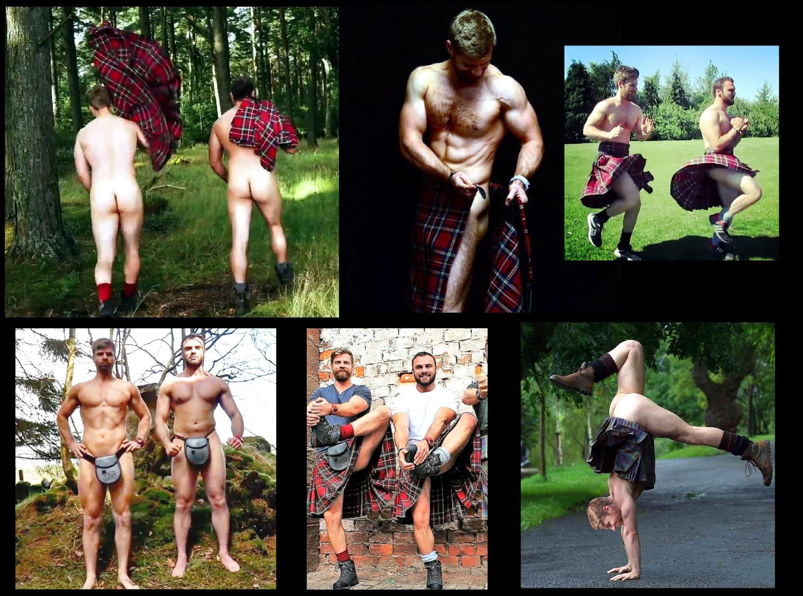 Kilted coaches nude
