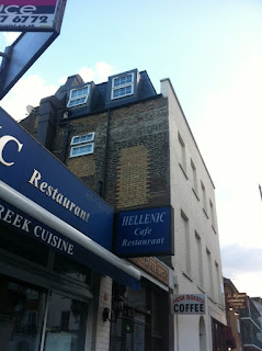 Ghost sign in Camden, London NW1