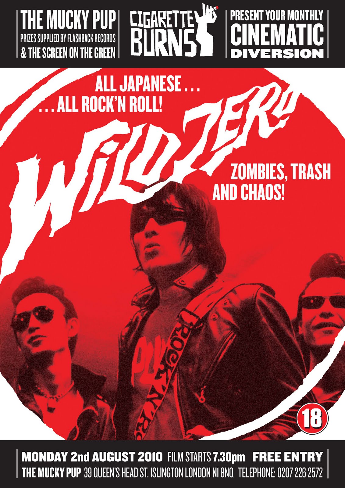 How queer! Pieni elokuvablogi Guitar Wolf vastaan zombiet