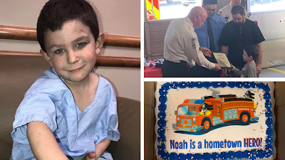 Niño de cinco años es condecorado en Georgia como héroe por salvar a su familia
