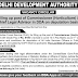 Chief Legal Advisor in Delhi Development Authority (DDA) - last date 03/02/2020