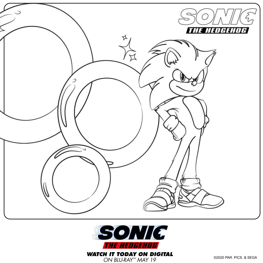 Sonic The Hedgehog Coloring Pages To Print ~ Coloring Pages