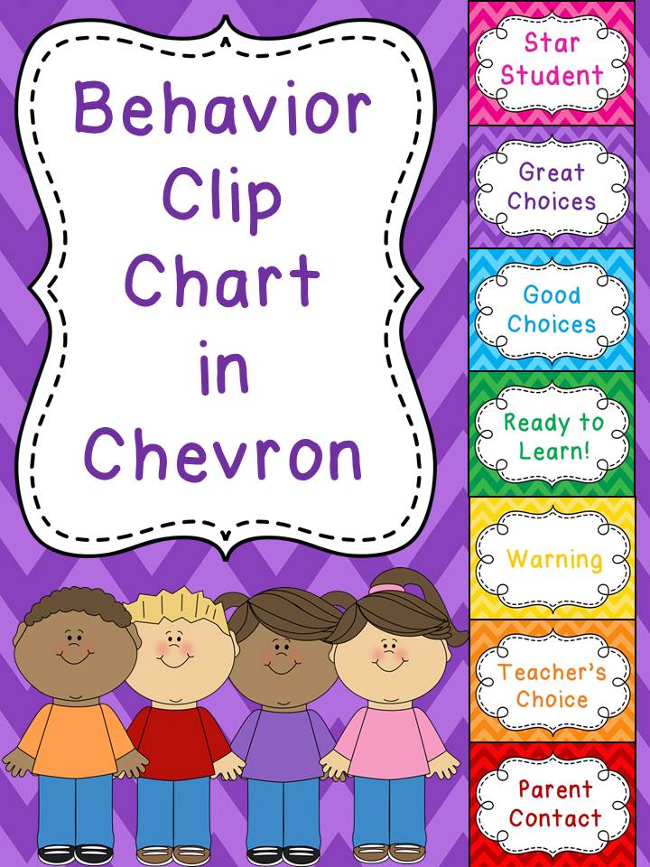 Behavior Clip Charts For Teachers