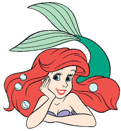 Ariel, the Little Mermaid and more Mermaids Clip Art. - Oh My Fiesta