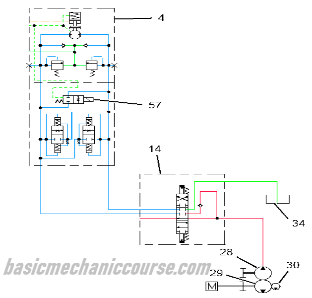 Swing motor with fine swing solenoid ( Jika Dilengkapi )