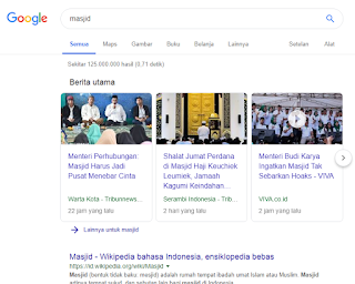 hasil penelusuran google