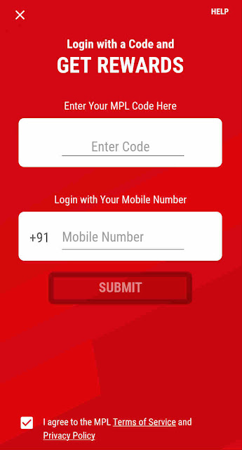 Mpl login with mobile number
