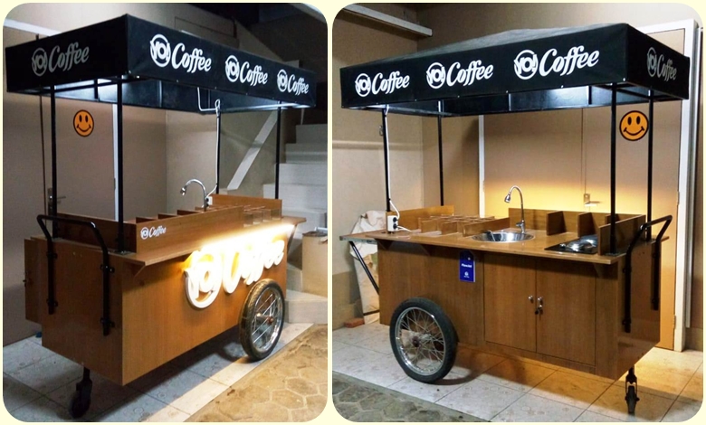 Jasa Buat Gerobak Kopi Jakarta Gerobak Kopi Keliling Gerobak Becak Kopi Keliling Gerobak Unik Bandung