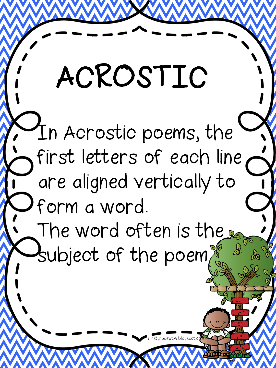 First Grade Wow: Happy Poetry Month!