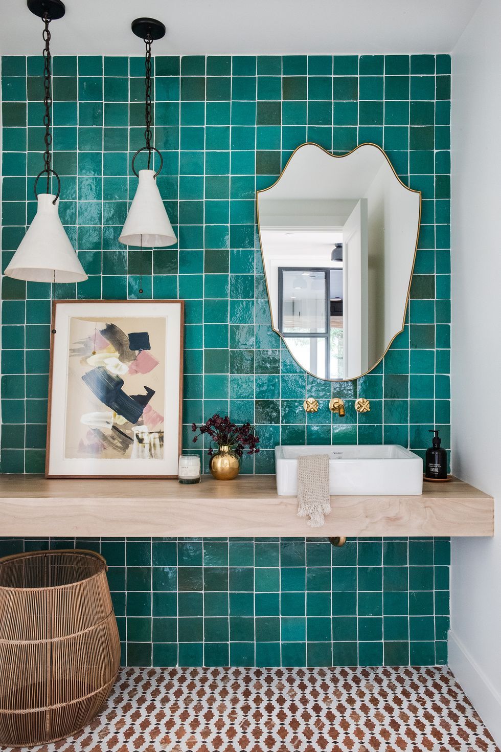 60 ideas de diseño moderno de baños pequeños