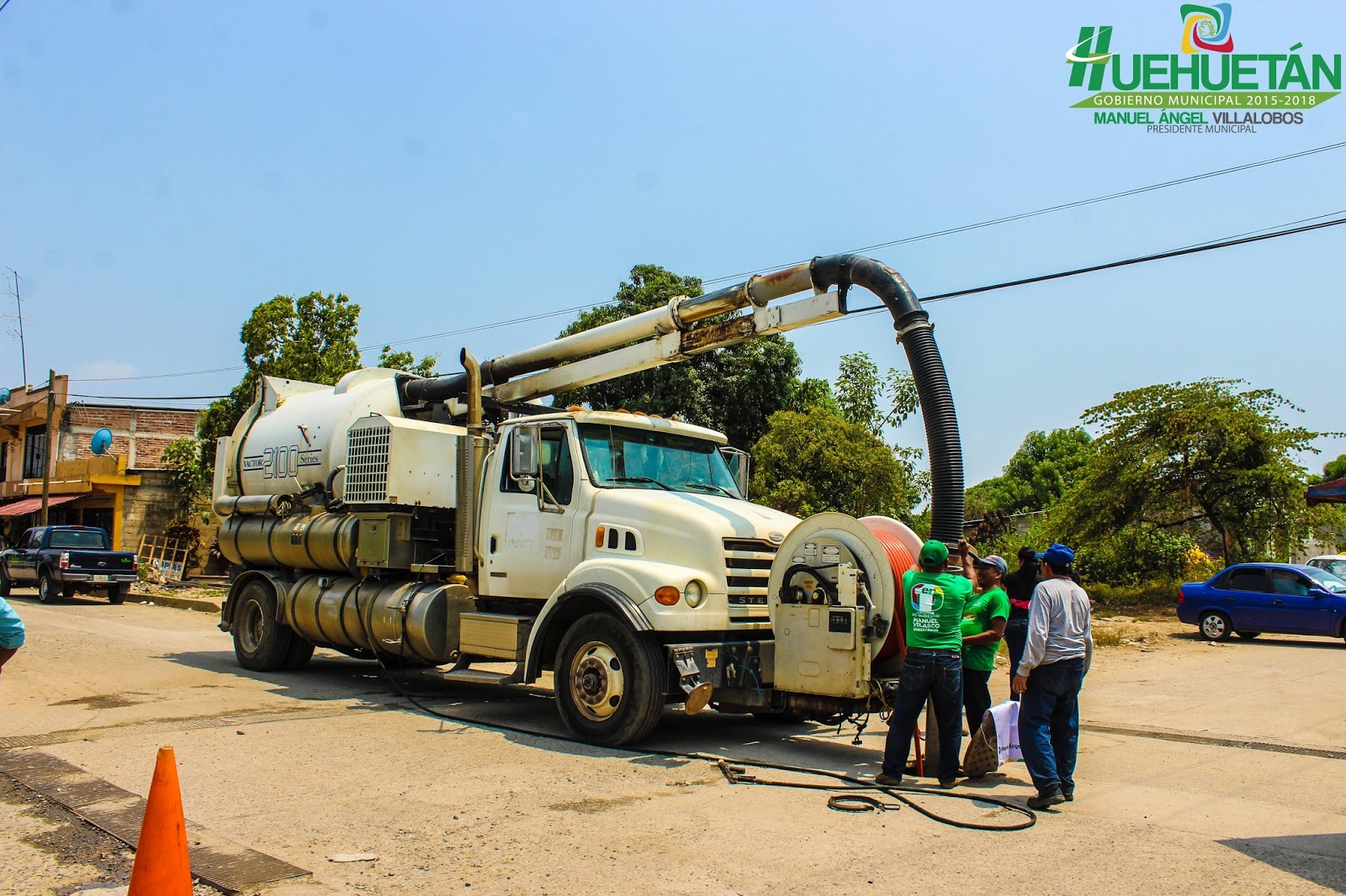 Equipo VACTOR Inicia Desazolve en Alcantarillas de Huehuetán ~ GIP