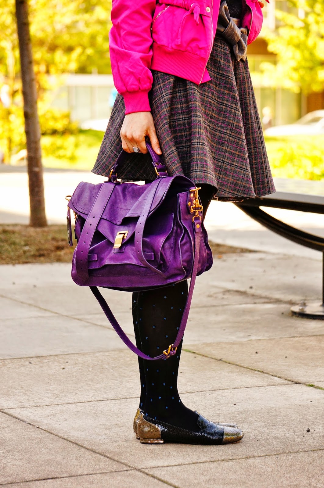 Kiwi Fashion Blog: Pink and purple Proenza Schouler