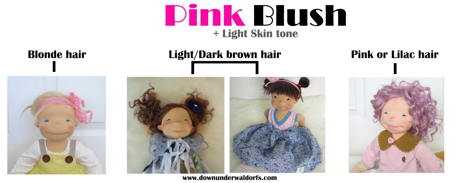 Blushing for a cloth dolls Down Under Waldorfs