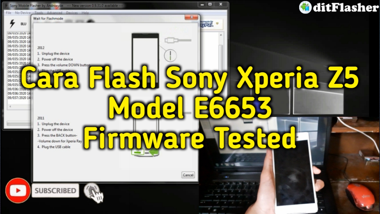 cara-flash-hp-sony-xperia-z5-rom-gobal-android-7.1