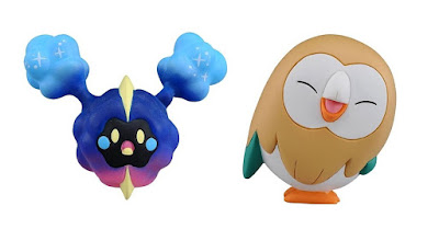 Cosmog Rowlet Takara Tomy Monster Collection MONCOLLE EX EMC 27 28