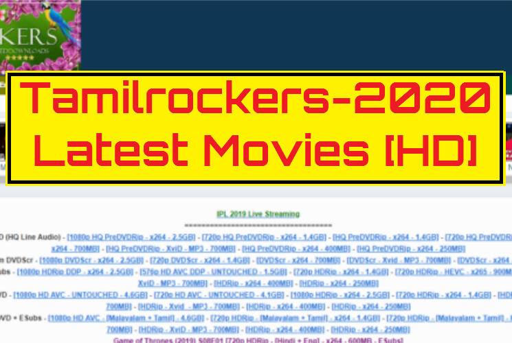 Tamilrockers Movies Latest 2020 Watch Latest Hd Movies