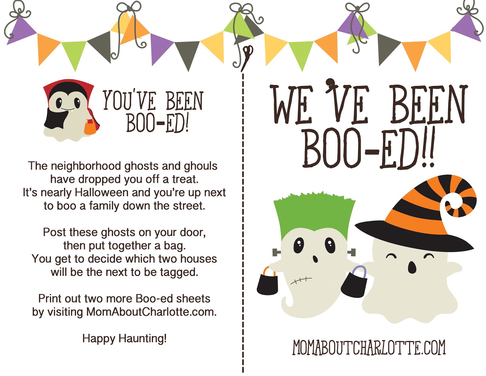 Halloween Boo-ing for your Neighborhood {FREE Download!} ~ Mom About