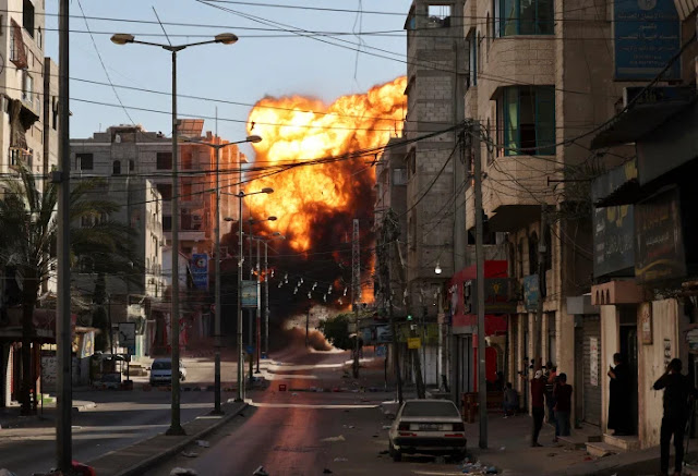 The Israeli bombardment of Gaza continued for the fifth day