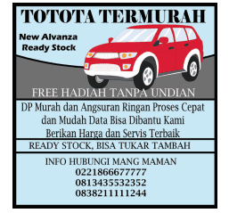 iklan kolom dalam sebuah koran