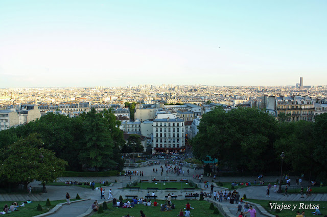 Paris desde Basílica del Sacré Coeur, Paris