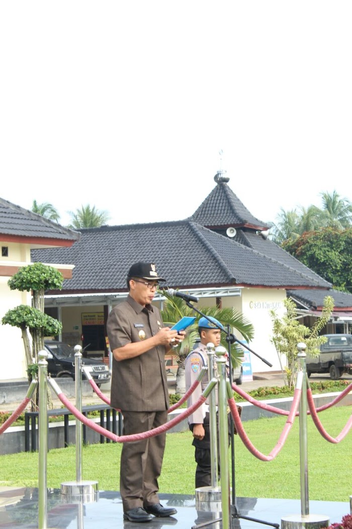 Plt Bupati Lampung Timur Pimpin Apel Glar Pasukan di Polres Lamtim