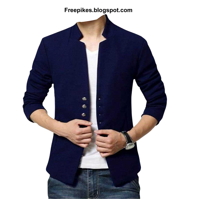 Mens Dress white Shirt and Blue coat PNG Download free FreePikes