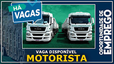 vaga para motorista