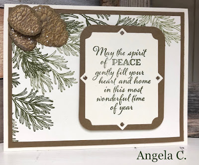 Stampin' Up!, Peaceful Bough, Christmas, www.stampingwithsusan.com, 