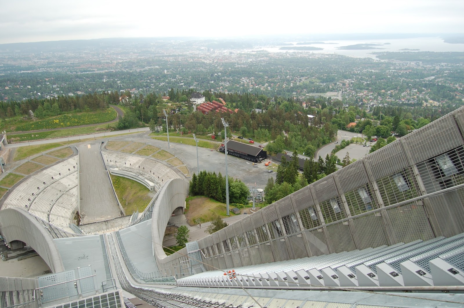na belce skoczni Holmenkollen Oslo Norwegia