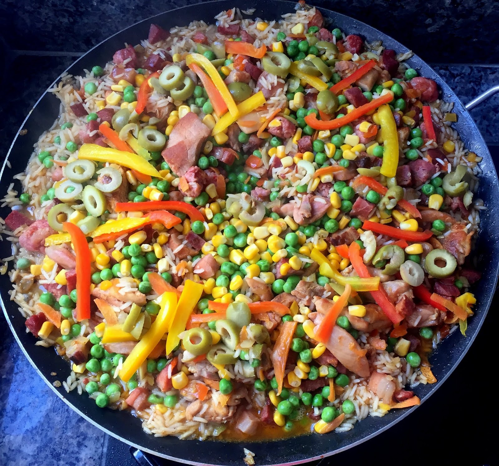Paella Caipira Menu Criativo Receitas