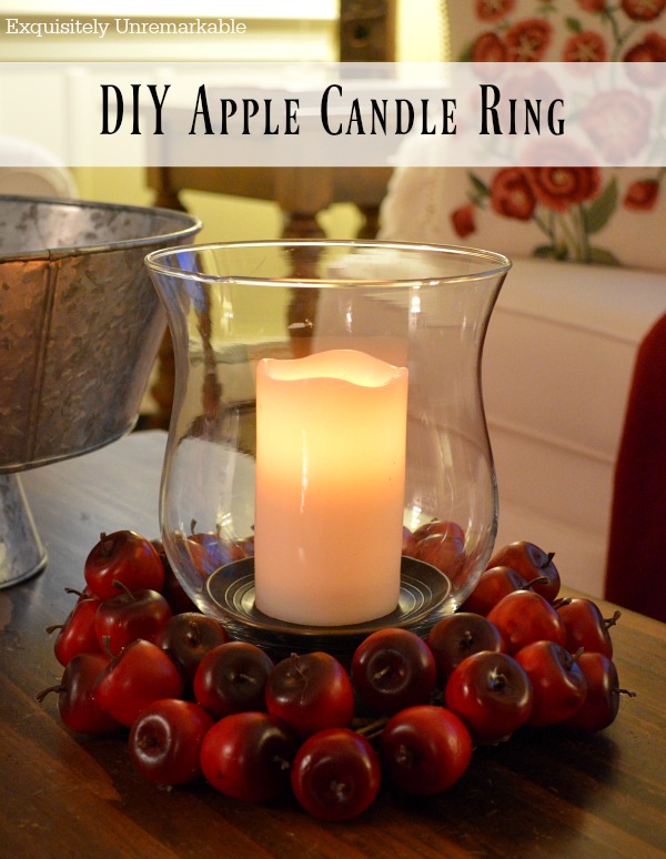 DIY Fall Candle Ring