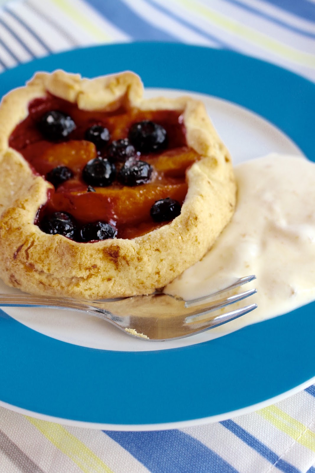 Aprikosenküchlein mit Blaubeeren und Crème fraîche und die Gewinner des ...