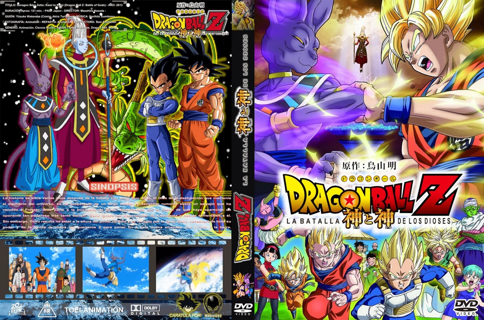 Descargar Dragon Ball Z La Batalla De Los Dioses Mega Latino