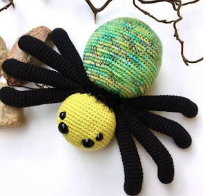 PATRON GRATIS ARAÑA AMIGURUMI 45592