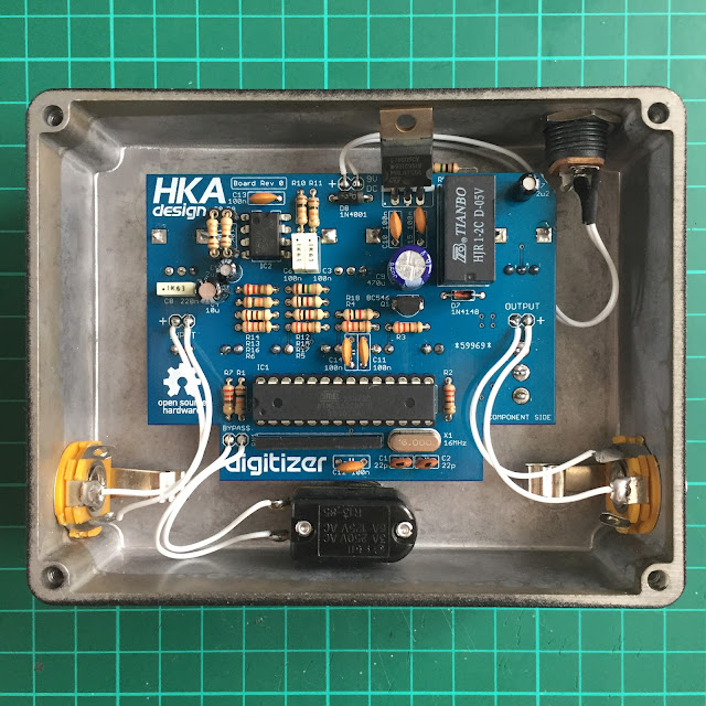 MATRIXSYNTH: HKA Design Digitizer Bitcrusher Pedal